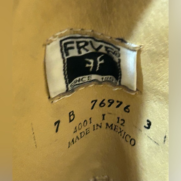 Frye Lindsay Plate Rich Brown Riding Boots - Picture 16 of 16